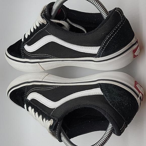 Men's Vans suede/canvas low top skate shoes - Picture 8 of 11